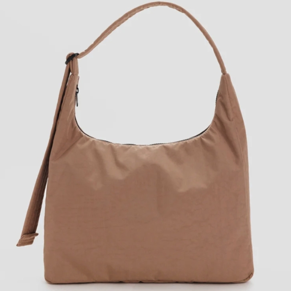 NWOT BAGGU Nylon Shoulder Bag in Cocoa